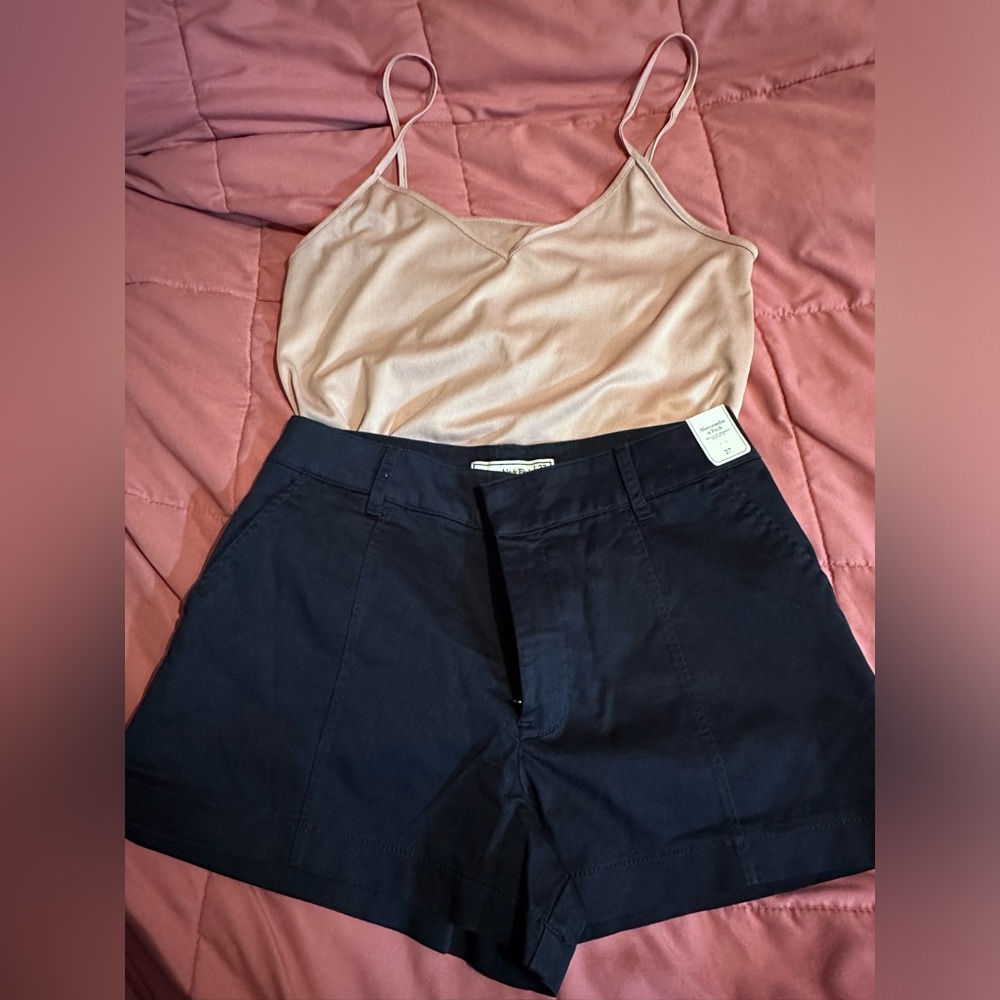 Abercrombie & Fitch Dark Blue Shorts